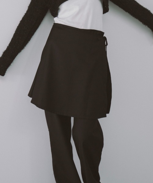 スカートレイヤードパンツ（スラックス）｜duei（デュイ）の