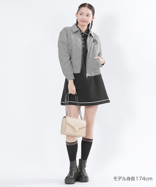 MARY QUANT(マリークワント)の「デイジーエポボタンラインテープポロ ワンピース(ワンピース・レディース・コーラルピンク/ブラック/アイボリー/ブルー・M)」の7枚目の写真