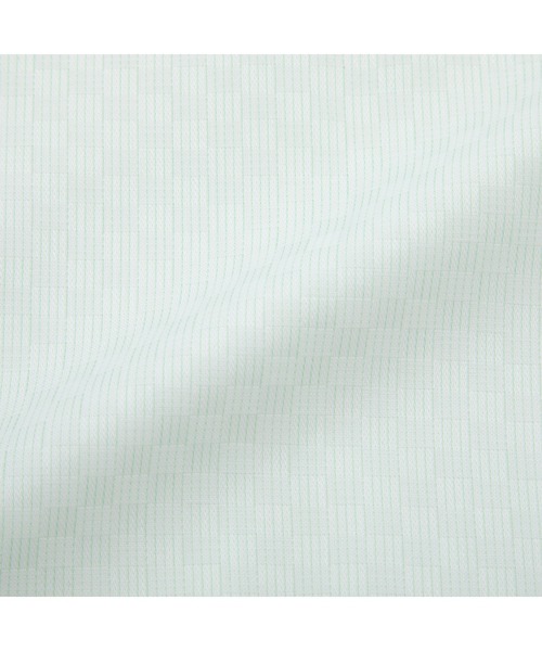 TOKYO SHIRTS（トウキョウシャツ）の「超形態安定ノーアイロン ボタンダウン 長袖ビジネスワイシャツ（ビジネスシャツ・メンズ・ライトグリーン・首回り37cm-裄丈80cm/首回り39cm-裄丈80cm/首回り39cm-裄丈84cm/首回り41cm-裄丈82cm/首回り41cm-裄丈86cm/首回り42cm-裄丈82cm/首回り42cm-裄丈86cm/首回り43cm-裄丈82cm/首回り43cm-裄丈86cm）」の5枚目の写真