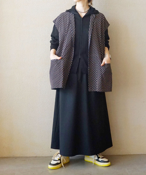 JOURNAL STANDARD LUXE（ジャーナルスタンダード　ラックス）の「HGテンジク フーディ（パーカー・レディース・ホワイト/ブラック・FREE）」の16枚目の写真