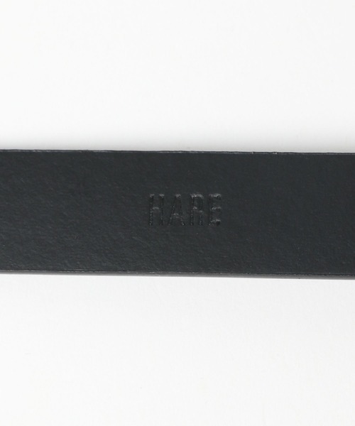 HARE（ハレ）の「【WEB限定】プレーンバックルベルト(HARE)（ベルト・メンズ・ブラック・FREE）」の2枚目の写真