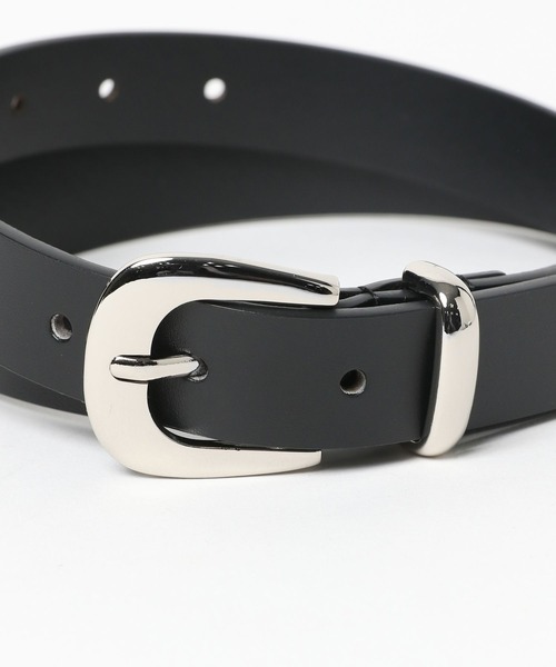 HARE（ハレ）の「【WEB限定】プレーンバックルベルト(HARE)（ベルト・メンズ・ブラック・FREE）」の3枚目の写真