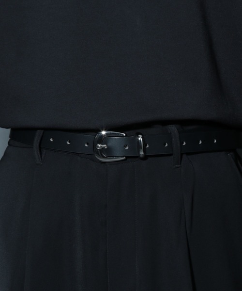 HARE（ハレ）の「【WEB限定】プレーンバックルベルト(HARE)（ベルト・メンズ・ブラック・FREE）」の10枚目の写真