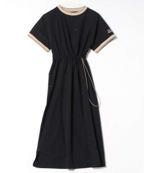 KRIFF MAYER Lady's Collection（クリフメイヤーレディースコレクション）の「【シルエット2WAY】ストレッチナイロンリブワンピ（ワンピース・レディース・ライトブラウン/カラフル/ブルー/ライトグレー/ブラック・LARGE/MEDIUM）」の7枚目の写真