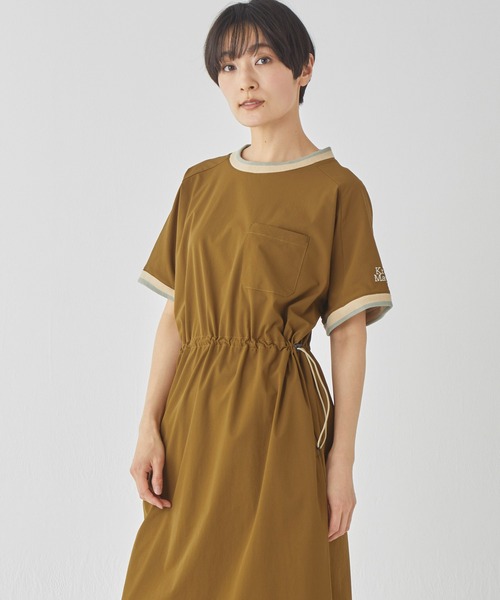 KRIFF MAYER Lady's Collection（クリフメイヤーレディースコレクション）の「【シルエット2WAY】ストレッチナイロンリブワンピ（ワンピース・レディース・ライトブラウン/カラフル/ブルー/ライトグレー/ブラック・LARGE/MEDIUM）」の10枚目の写真