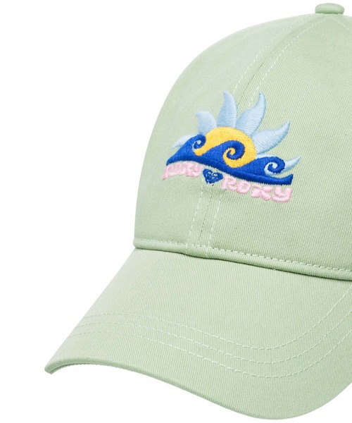 ROXY(ロキシー)の「BLONDIE GIRL/ロキシーキッズ帽子(キャップ・キッズ・グリーン/ブルー/ブラック/ピンク・FREE)」の7枚目の写真