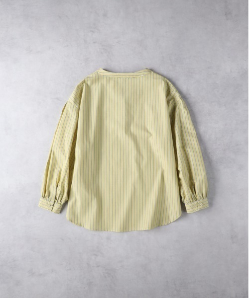 Right-on(ライトオン)の「Other(ソノタ)【レディース】ブロードスキッパーブラウス(シャツ/ブラウス・レディース・ネイビー×ホワイト/ケリーグリーン/ホワイト×ネイビー・L/M)」の9枚目の写真
