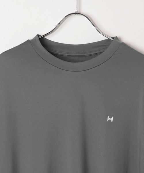 HEREIAM（ヘレイアム）の「【HEREIAM MEN】吸水速乾/ミラーロゴハーフスリーブ（Tシャツ/カットソー・メンズ・チャコール/ブラック/その他9・LARGE/MEDIUM/SMALL）」の18枚目の写真