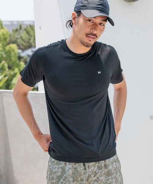 HEREIAM（ヘレイアム）の「【HEREIAM MEN】吸水速乾/ミラーロゴハーフスリーブ（Tシャツ/カットソー・メンズ・チャコール/ブラック/その他9・LARGE/MEDIUM/SMALL）」の13枚目の写真
