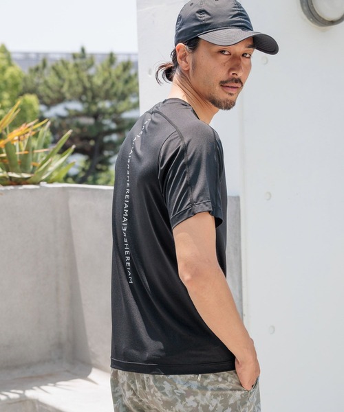HEREIAM（ヘレイアム）の「【HEREIAM MEN】吸水速乾/ミラーロゴハーフスリーブ（Tシャツ/カットソー・メンズ・チャコール/ブラック/その他9・LARGE/MEDIUM/SMALL）」の14枚目の写真