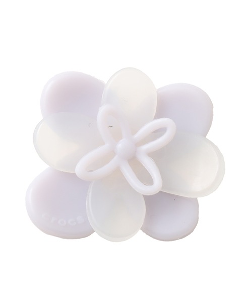 atmos(アトモス)の「crocs Blooming Light Blue Flower / クロックス ブルーミング ライトブルー フラワー(シューズアクセサリー・レディース・ホワイト×パープル・FREE)」の1枚目の写真