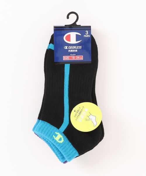 Champion(チャンピオン)の「【CHAMPION/チャンピオン】KIDS スニーカーインソックス3足組(ソックス/靴下・キッズ・その他/その他1/その他2・FREE)」の2枚目の写真