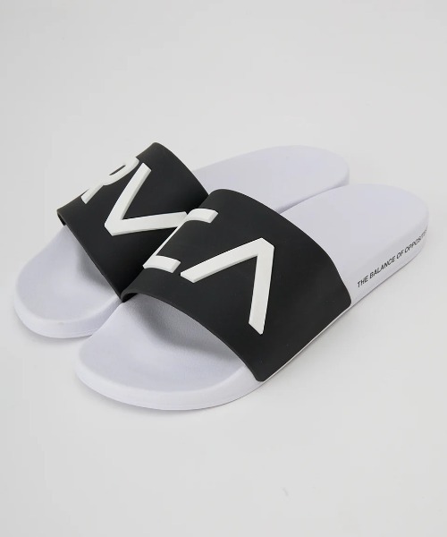 RVCA(ルーカ)の「RVCA レディース RVCA SHOWER SLIDE ファッションサンダル 【2025年春夏モデル】/ルーカロゴスライドサンダル(サンダル・レディース・ホワイト/ブラック/ブラック系その他・5/6/7)」の2枚目の写真