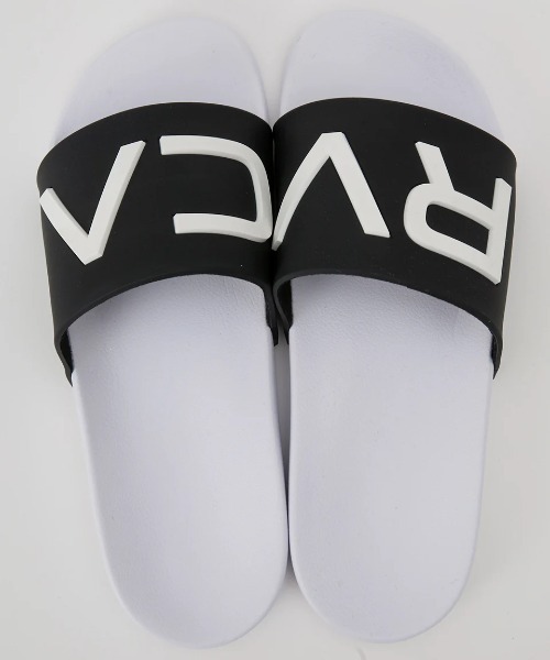 RVCA(ルーカ)の「RVCA レディース RVCA SHOWER SLIDE ファッションサンダル 【2025年春夏モデル】/ルーカロゴスライドサンダル(サンダル・レディース・ホワイト/ブラック/ブラック系その他・5/6/7)」の5枚目の写真