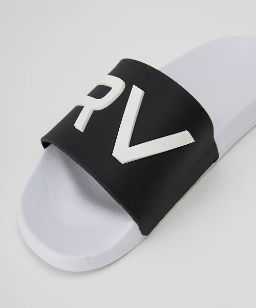 RVCA(ルーカ)の「RVCA レディース RVCA SHOWER SLIDE ファッションサンダル 【2025年春夏モデル】/ルーカロゴスライドサンダル(サンダル・レディース・ホワイト/ブラック/ブラック系その他・5/6/7)」の8枚目の写真