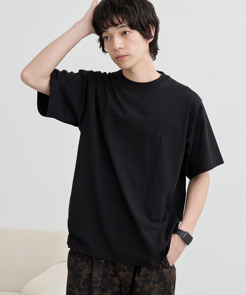 coen(コーエン)の「【WELLTECT】ロゴ刺繍Tシャツ ー吸水速乾、接触冷感、UVカット、遮熱ー(Tシャツ/カットソー・メンズ・オフホワイト/ターコイズブルー/ブラック/ダークブラウン/ダークグレー/ベージュ・S/M/L/XL)」の19枚目の写真