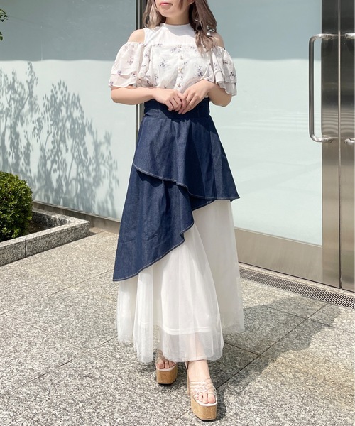 【関税込み】ERNEST W. BAKER ミディアムスカート セミシアー ミディ スカート - ミディアムキャメル | ZARA Japan