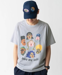 5.8oz T/Cドライlove my self Tee