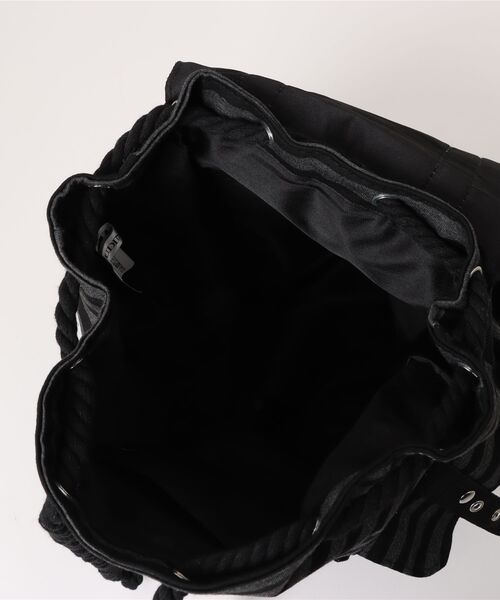 Judin(ジュディン)の「Border design flap backpack【JD】(バックパック/リュック・レディース・ブラック・FREE)」の17枚目の写真