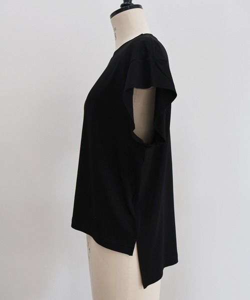 NOISE MAKER（ノイズメーカー）の「シルケットベア天竺 プルオーバー【MADE IN JAPAN】（Tシャツ/カットソー・レディース・ブラック/ホワイト・FREE）」の10枚目の写真