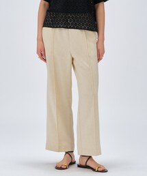 cloenc | 【セットアップ／手洗い可】リネンブレンドイージーパンツ(その他パンツ)