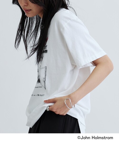 GALLEST（ギャレスト）の「【GOOD ROCK SPEED×JOHN HOLMSTROM】ROCK CITY T－SHIRT（Tシャツ/カットソー・レディース・ホワイト・38）」の5枚目の写真