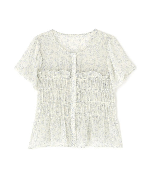 Natural Beauty Basic ミニフラワーシャーリングブラウス 楽天市場】【SALE／30%OFF】ミニフラワーシャーリングブラウス
