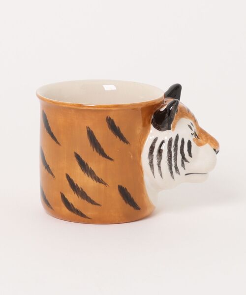 Actually（アクチュアリー）の「LIFELIKE MUG ZEBRA（グラス/マグカップ/タンブラー・レディース・オレンジ/ホワイト系その他・0）」の2枚目の写真