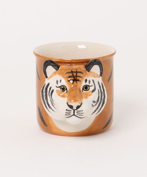 Actually（アクチュアリー）の「LIFELIKE MUG ZEBRA（グラス/マグカップ/タンブラー・レディース・オレンジ/ホワイト系その他・0）」の5枚目の写真