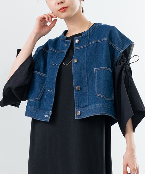 セール】【SABUROKU】トレンド を 押さえた コンパクト な デニム