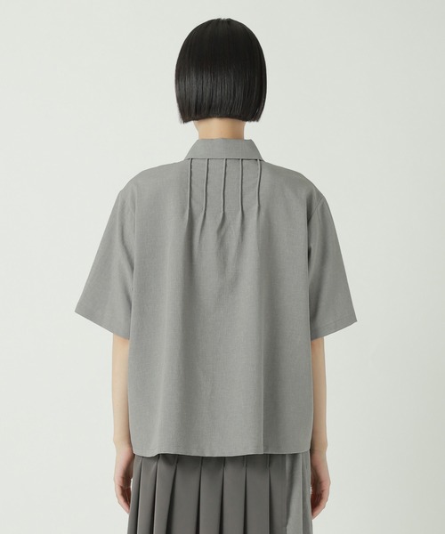 ZUCCa（ズッカ）の「トロピカルドットエア / シャツ / S（シャツ/ブラウス・レディース・ブラック/グレー・M size）」の4枚目の写真