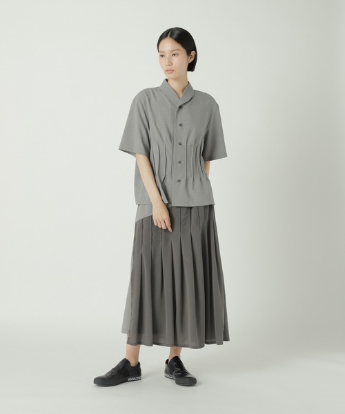 ZUCCa（ズッカ）の「トロピカルドットエア / シャツ / S（シャツ/ブラウス・レディース・ブラック/グレー・M size）」の5枚目の写真