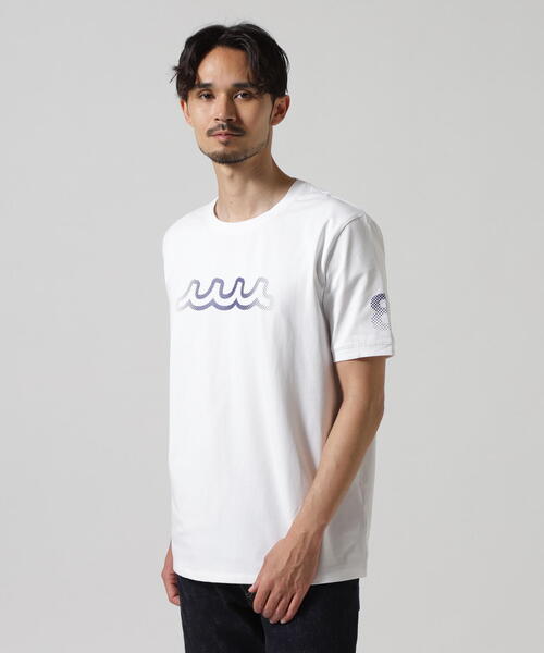 すぐ届く [muta MARINE] HALFTONE WAVE Tシャツ HALFTONE WAVE Tシャツ [全3色] – muta Online Store
