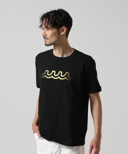 muta MARINE/ムータ マリン/HALFTONE WAVE Tシャツ（Tシャツ