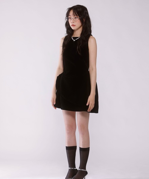 Judin(ジュディン)の「Velvet mini dress【JD】(ドレス・レディース・ブラック・S/M)」の19枚目の写真