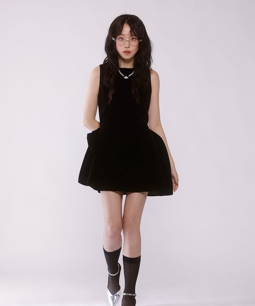 Judin(ジュディン)の「Velvet mini dress【JD】(ドレス・レディース・ブラック・S/M)」の15枚目の写真