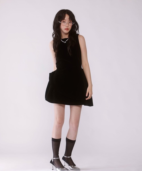 Judin(ジュディン)の「Velvet mini dress【JD】(ドレス・レディース・ブラック・S/M)」の17枚目の写真