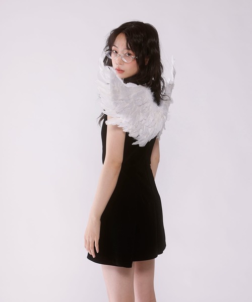 Judin(ジュディン)の「Velvet mini dress【JD】(ドレス・レディース・ブラック・S/M)」の3枚目の写真
