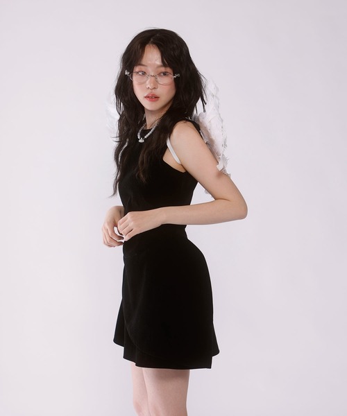 Judin(ジュディン)の「Velvet mini dress【JD】(ドレス・レディース・ブラック・S/M)」の4枚目の写真