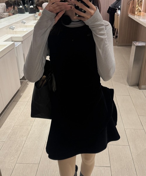 Judin(ジュディン)の「Velvet mini dress【JD】(ドレス・レディース・ブラック・S/M)」の8枚目の写真