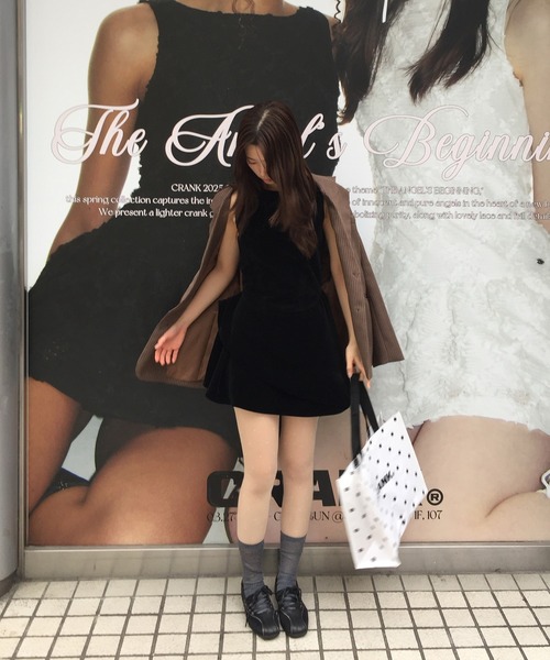 Judin(ジュディン)の「Velvet mini dress【JD】(ドレス・レディース・ブラック・S/M)」の10枚目の写真