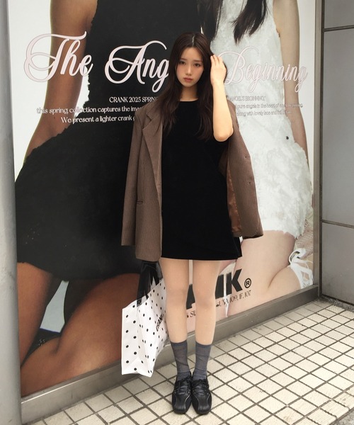 Judin(ジュディン)の「Velvet mini dress【JD】(ドレス・レディース・ブラック・S/M)」の9枚目の写真