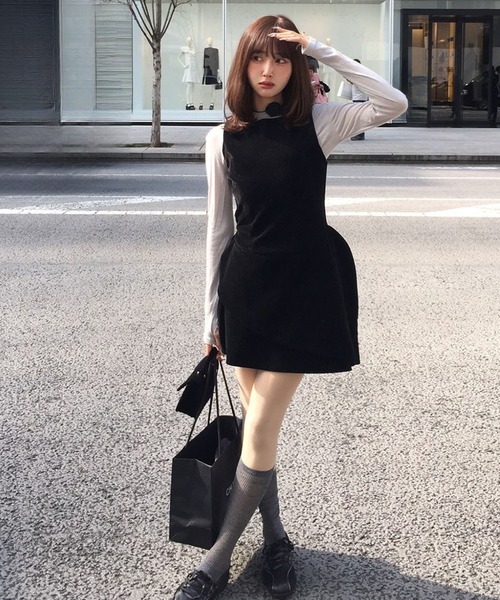 Judin(ジュディン)の「Velvet mini dress【JD】(ドレス・レディース・ブラック・S/M)」の11枚目の写真