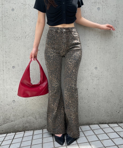 anotheryouth アナザーユース レオパード　パンツ　フレア anotheryouth071602.jpg