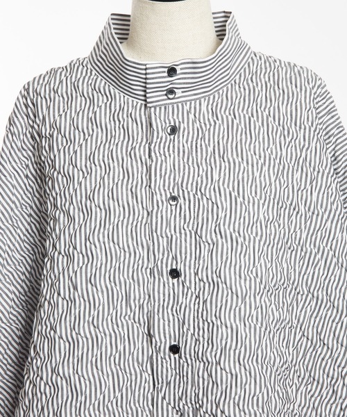 収縮キルト ヘムチェンジブラウス（シャツ/ブラウス）｜gomme（ゴム