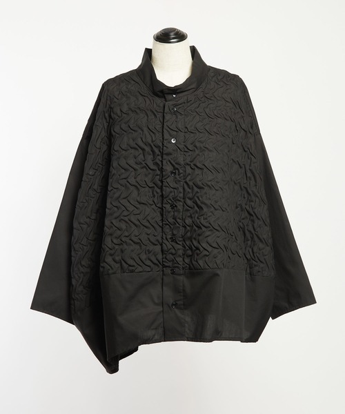 収縮キルト ヘムチェンジブラウス（シャツ/ブラウス）｜gomme（ゴム