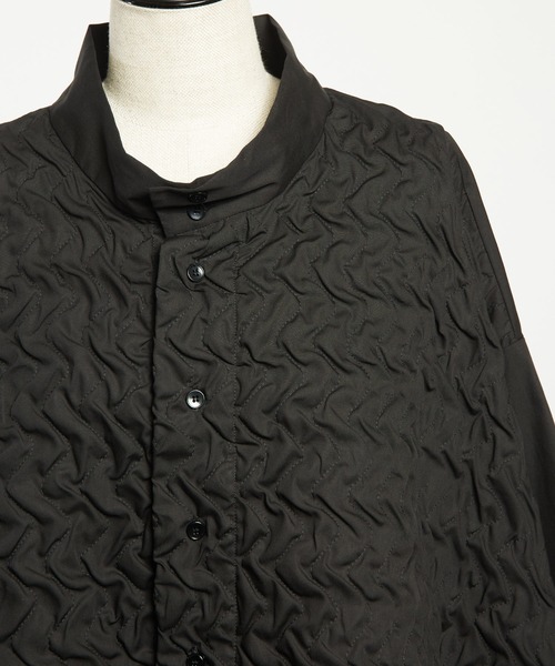 収縮キルト ヘムチェンジブラウス（シャツ/ブラウス）｜gomme（ゴム