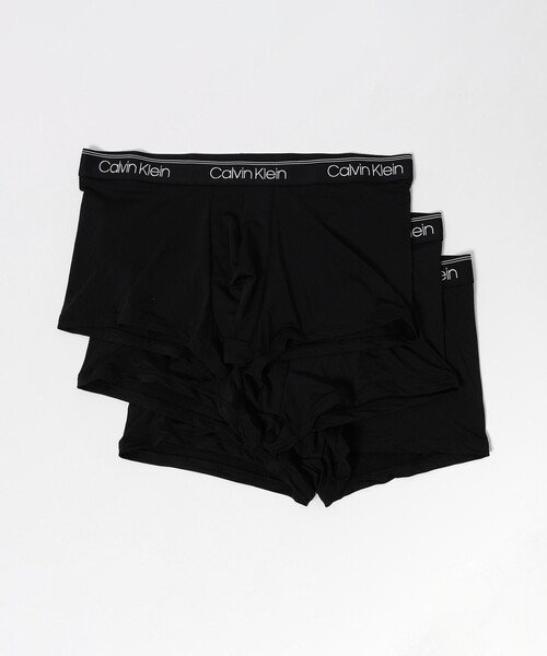   Low Rise Trunk　M ブラック 新品未使用 Calvin Klein＞ Low Rise Trunk 3PK/アンダーウェア（ボクサー