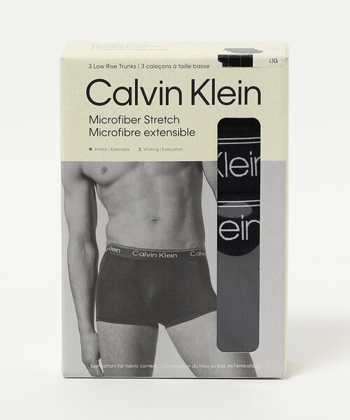   Low Rise Trunk　M ブラック 新品未使用 Calvin Klein＞ Low Rise Trunk 3PK/アンダーウェア（ボクサー
