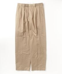 Scye（サイ）の「Scye / サイ ベーシックス：San Joaquin Cotton Pleated Trousers：5125-81507[MUS]（チノパンツ・メンズ）」